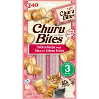 Inaba Ciao Churu Bites Huhn mit Thunfisch und Lachs Katzensnack