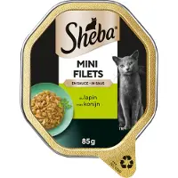 Sheba Mini Filets mit Kaninchen in Sauce Katzen-Nassfutter (Schale 85 g)