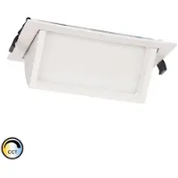 LEDKIA LED Downlight Einbaustrahler Schwenkbar Rechteckig 46W Chip CCT Wählbar 120 lm/W 210X125 mm No Flicker 3000K - 4000K - 6000K Wählbar