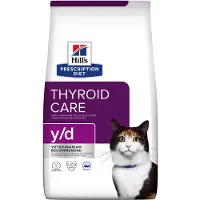 Hill's Pet Nutrition Y/D Thyroid Care Katzenfutter | 2 x 1,5 kg