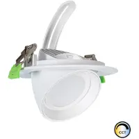 LEDKIA LED Downlight Einbaustrahler Schwenkbar Rund 38W Chip CCT Wählbar 120 lm/W Ausschnitt Ø 160 mm No Flicker 2700K - 4000K - 6000K Wählbar (Warm-Neutral-Kalt)