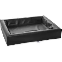 Bia Bed Kunstleer Hoes Hondenmand Zwart