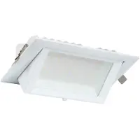 LEDKIA LED Downlight Einbaustrahler Schwenkbar Rechteckig 48W 130lm/W 3000K Warmweiß