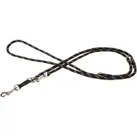 Beeztees verstellbare Hundeleine - Schwarz - 200 cm x 13 m