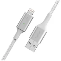 Belkin Smart LED Lighting to USB-A, Lightning, USB A, Weiß, Gerade, Gerade, Aluminium