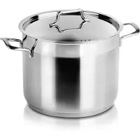 Orion Kochtopf Stahltopf mit Deckel 18/10 PREMIUM Induktion 6,5l