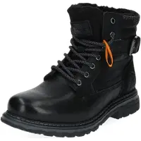 Dockers Winterboots Herren Leder Schwarz Größe: 41
