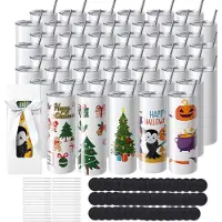 Vevor 50er-Pack gerade Sublimationsbecher