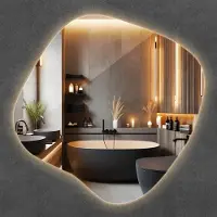 Drukarnia Piga LED SPIEGEL 67,6x67 cm Warmweiß 3000K