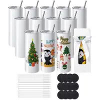Vevor 12er-Pack Gerade Sublimationsbecher