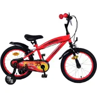 Volare Disney Cars Kinderfahrrad - Jungen - 16 Zoll - Rot - Zwei Handbremsen