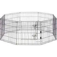 Beeztees Puppy Laufstall Ted mit Tür, Durchmesser: 155 cm