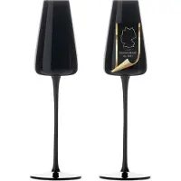 Intirilife Champagner Sekt Glas Set 220 ml