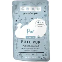 Grau Pute Pur Pouch - 16 x 125 g