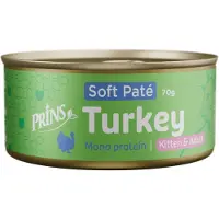 Prins Soft Paté Kitten und Adult Pute Nassfutter Katze