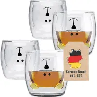 Intirilife 4x Thermo Glas in 230 ml