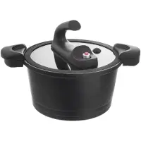 Orion Schnellkochtopf DRUCKKOCHTOPF Vakuum-Kochtopf aus Granit 5,5l 26 cm