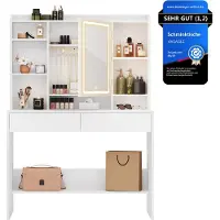 Songmics Schminktisch mit LED-Beleuchtung RDT123T14