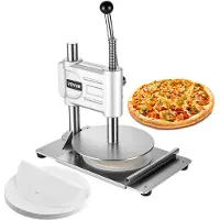 Vevor manuelle Pizzateigpresse 241,3 mm Gebäck-Pressplatte