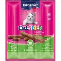Vitakraft Catstick Healthy mit Huhn & Katzengras Katzensnack