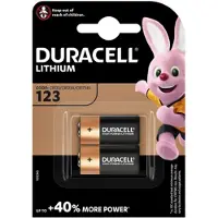 Duracell Batterie Ultra Photo CR123A 2 Stück Packung mit 10 Stück