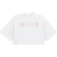 GUESS T-Shirt J6RI11 KCNQ4 Weiß Oversize