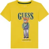 GUESS T-Shirt N6RI05 K8HM4 Gelb Regular Fit