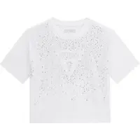 GUESS T-Shirt J6RI37 K6YW4 Weiß Regular Fit