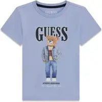 GUESS T-Shirt N6RI05 K8HM4 Blau Regular Fit