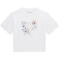 GUESS T-Shirt J6RI32 K6YW4 Weiß Regular Fit