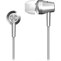 Genius HS-M360 Headset Wired In-ear Metallic, Silver