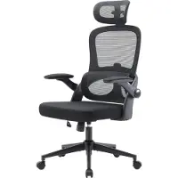 Sihoo Profi Bürostuhl MC102C-M101 Ergonomischer Schreibtischstuhl mit Armlehnen (höhenverstellbar) Netzstoff Schwarz Drehstuhl für Büro, Zuhause