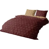 TRAUMSCHLAF Bettwäsche West Kissenbezug einzeln 80x80 cm bordeaux