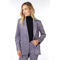 Esqualo Blazer Graphic Earth Print Größe: 38 | Outlet | Damen | Braun