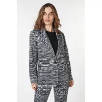 Esqualo Blazer Graphic Illusion Print Größe: 42 | Blazer Outlet | Damen
