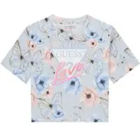 GUESS T-Shirt J6RI08 K6YW4 Himmelblau Regular Fit
