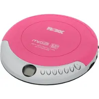 ROXX PCD 501 pink Tragbarer CD-Player CD, CD-R, CD-RW, MP3 Pink, Silber