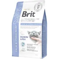 Brit Veterinary Diet Veterinary Diet Cat - Gluten & Grain free - Calm & Stress Relief - 2 k