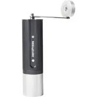 Aeropress Manuelle Kaffeemühle - Tragbare Handmühle mit titanbeschichteten Kegelmahlwerken, 60 Mahlgradeinstellungen, Kompakte Reisekaffeemühle für , Espresso, French Press, Moka-Kanne