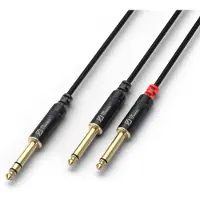 PD Connex CX76-6 Kabel 6,3 Stereo – 2x6,3 Mono 6,0 m