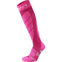 UYN Skisocken Kinder Ski Socks Pink-Schuhgröße 35 - 38