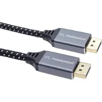 PremiumCord DisplayPort 1.4 pÅípojný kabel, kovové a zlacené konektory