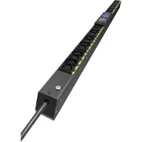 Eaton EVMAFC20A, Managed, 22.5U, Einphasig, Senkrecht, Aluminium, Schwarz