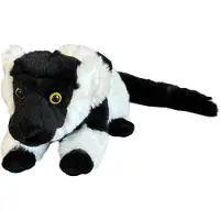 Dubi Schwarz-weißer Vari-Lemur, 25 cm –