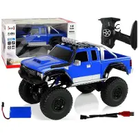 Leantoys Geländewagen R/C 2.4G Bergsteigerauto 1:8 Blau 4x4