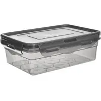 Orion Aufbewahrungsbehälter Aufbewahrungsbox Mehrzweckbox mit Deckel Dichtung Clips für Lebensmittel Kleingegenstände 850 ml