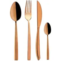 Orion Besteckset Edelstahl Kupfer 24-teilig 143695