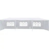 HABITAT ET JARDIN Partyzelt "Carolina" aus Polyethylen - 3 x 9 m