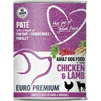 Euro Premium Adult Huhn und Lamm Paté Nassfutter Hund