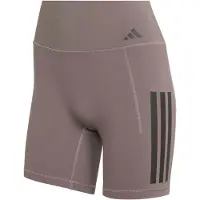 Adidas Optime Workout 3-Streifen kurze Damen Leggings hellbraun/schwarz hellbraun/schwarz M